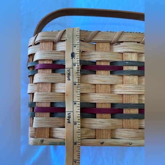 Amish Silverware Organizer Storage Basket | Yoder Family WI - Picture 6 of 9